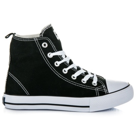 American Club Women's sneakers above the ankle black