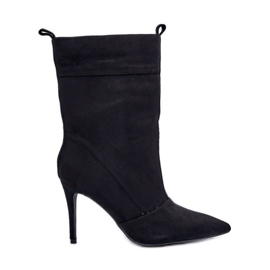 Black High Heel Boots