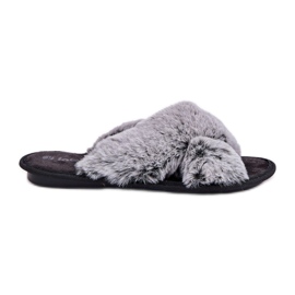 Women's Fur Slippers Inblu 6800006D Gray grey