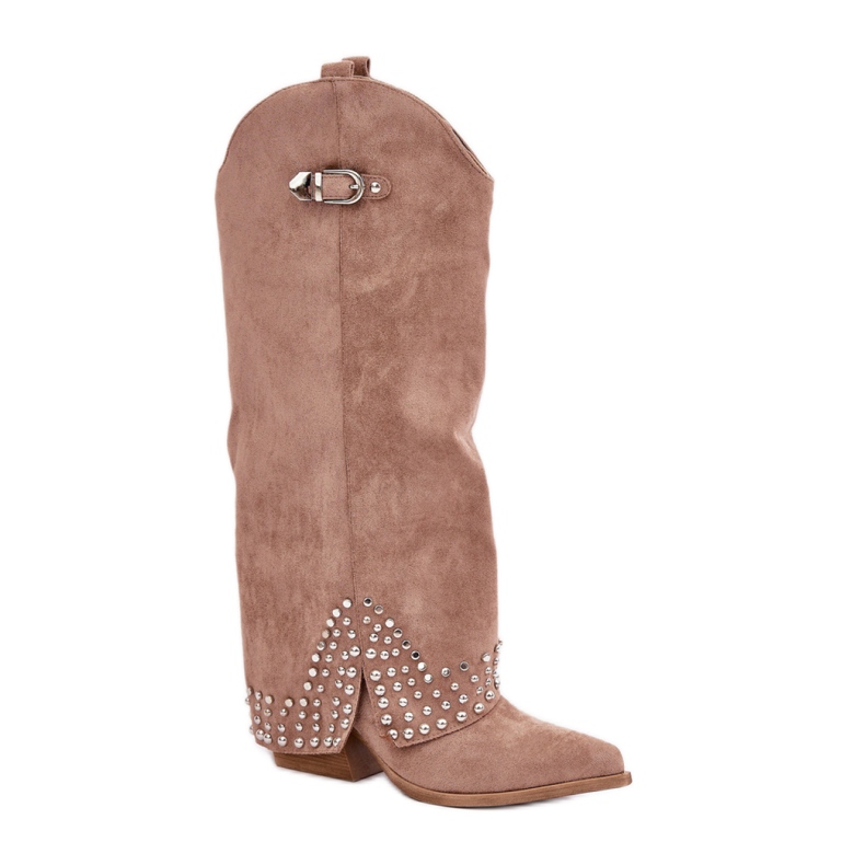 Boots Model Iveliri LQ-135 Dark Beige - Step in style