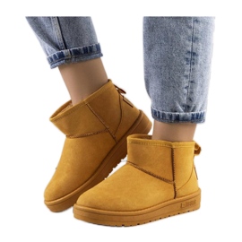 Brown women's snow boots Big Star KK274289-802 - Solea