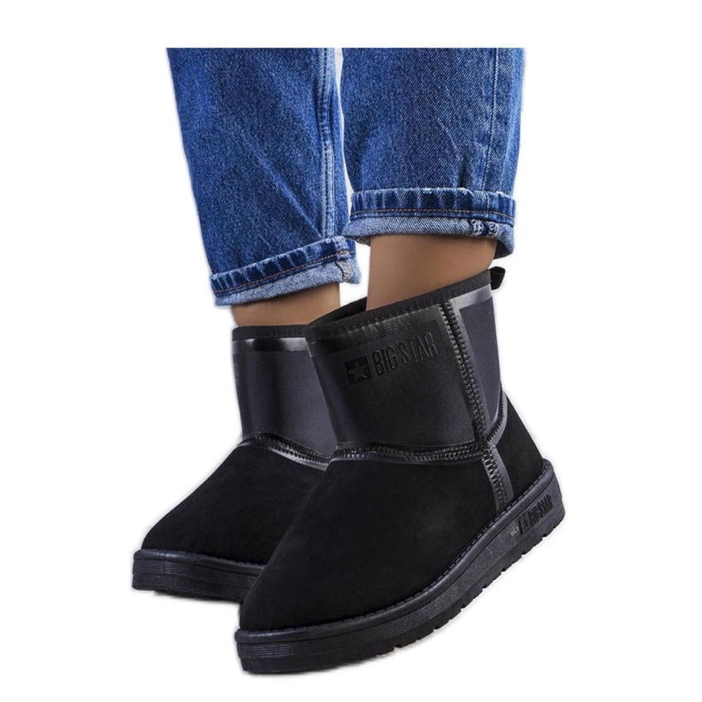 Black women's snow boots KK274614-906 - Solea