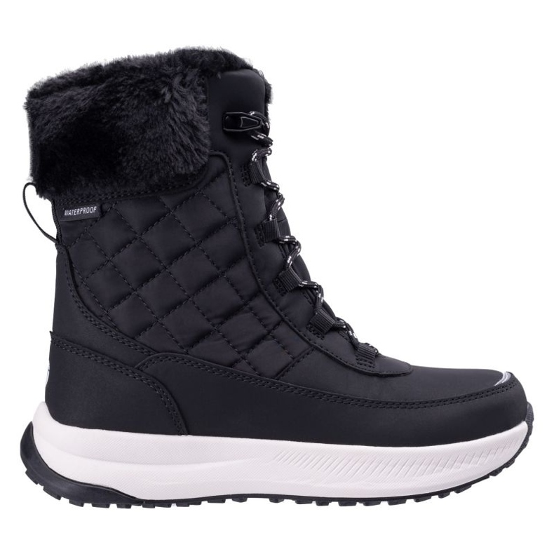 Iguana Ivory snow boots black