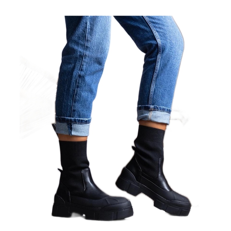 Black women's ankle boots Conta - Solea