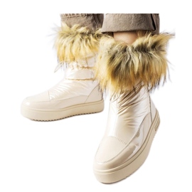 Beige insulated snow boots MM274380 - Solea