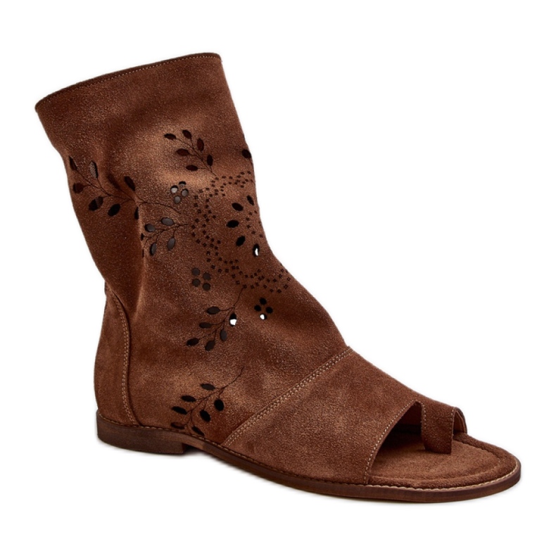 Zazoo 3437 high-top sandals Brown Zazoo 3437 high-top sandals Brown