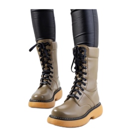 Green bovver boots from Redel - Solea