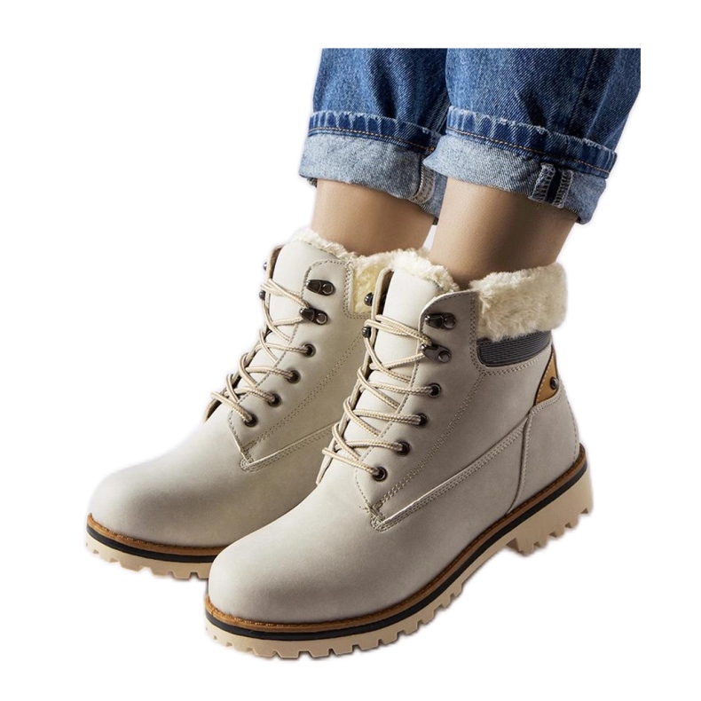 Gray insulated boots by Montalbino - Solea grey