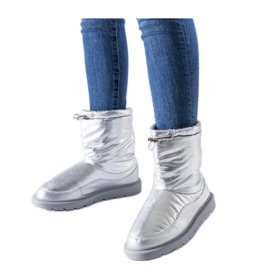 Silver insulated Whitetail snow boots - Solea grey