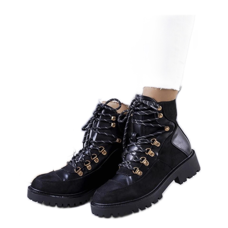 Black insulated worker boots, Leneo - Solea