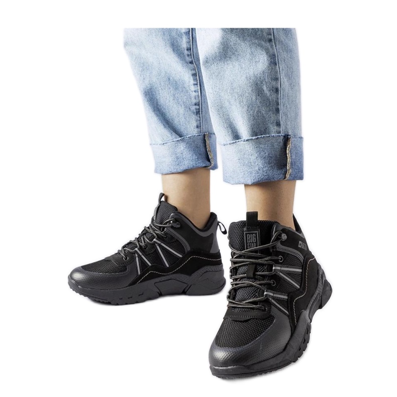 Black Big Star KK274218 boots