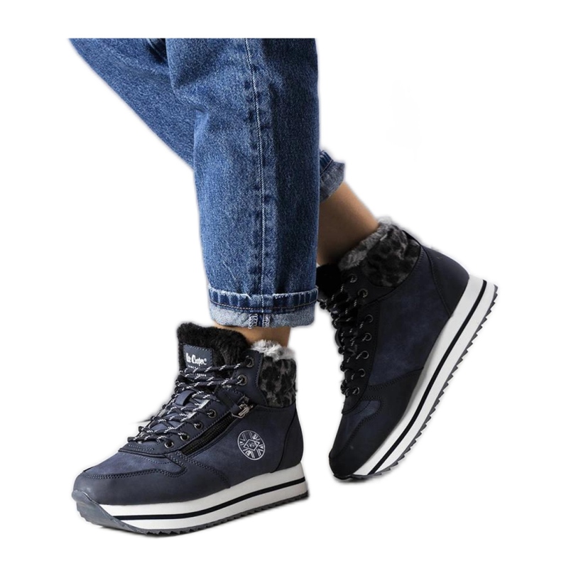 Navy blue boots LCJ-22-31-1450L Lee Cooper Navy blue boots LCJ-22-31-1450L Lee Cooper