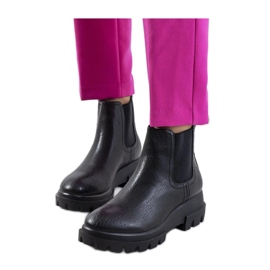 Black Slip-On Boots Black Slip-On Boots