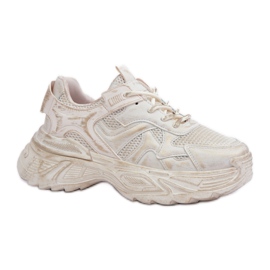 Sports Shoes Wipe 8952 Beige golden Sports Shoes Wipe 8952 Beige golden