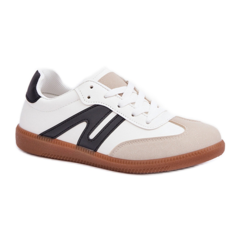 Laced Sports Shoes 7112 White/Black