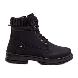 News Women's Leather Insulated Trappers Black