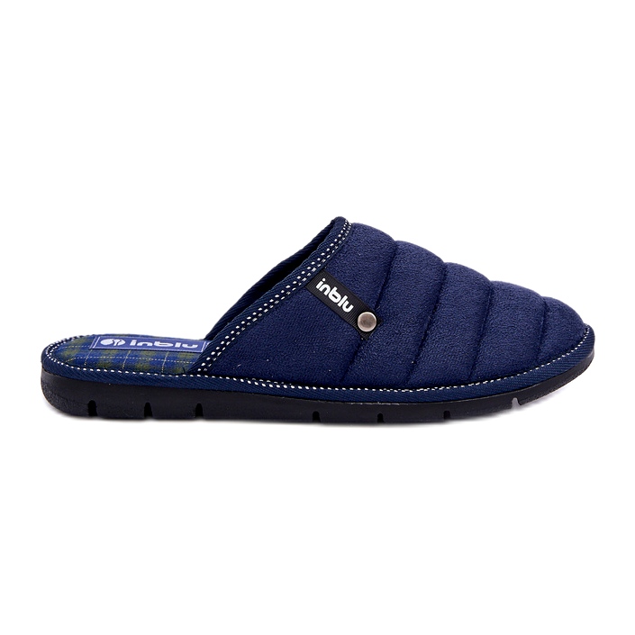 Inblu Comfortable Men's Home Shoes, Navy Blue