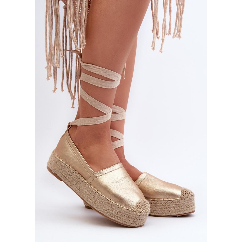 Espadrilles Model Tailesse C-285 Gold - Step in style yellow