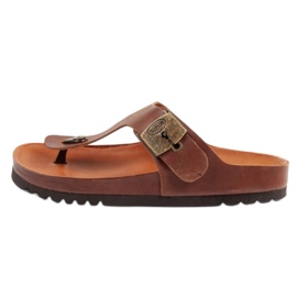 Scholl Jake F306981011 flip-flops brown Scholl Jake F306981011 flip-flops brown