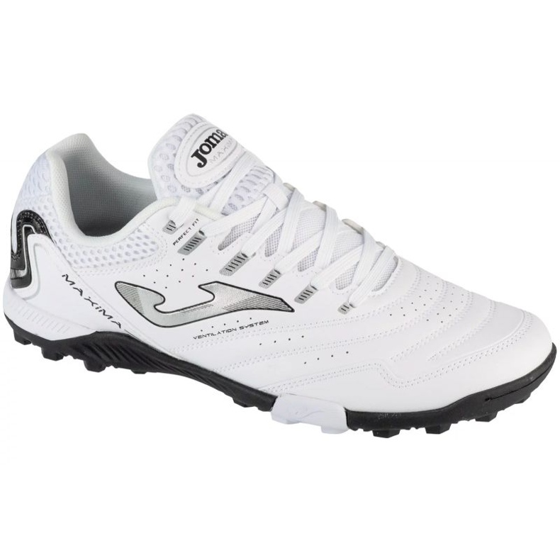 JOMA MAXIMA 2502 TF Maxs2502TF white football shoes JOMA MAXIMA 2502 TF Maxs2502TF white football shoes