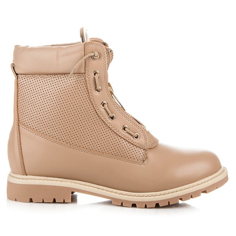 Vices Trappers fastened with a zipper brown