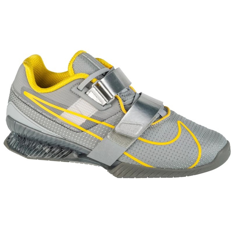 Nike Romaleos 4 CD3463-002 gray-yellow training shoes grey Nike Romaleos 4 CD3463-002 gray-yellow training shoes grey