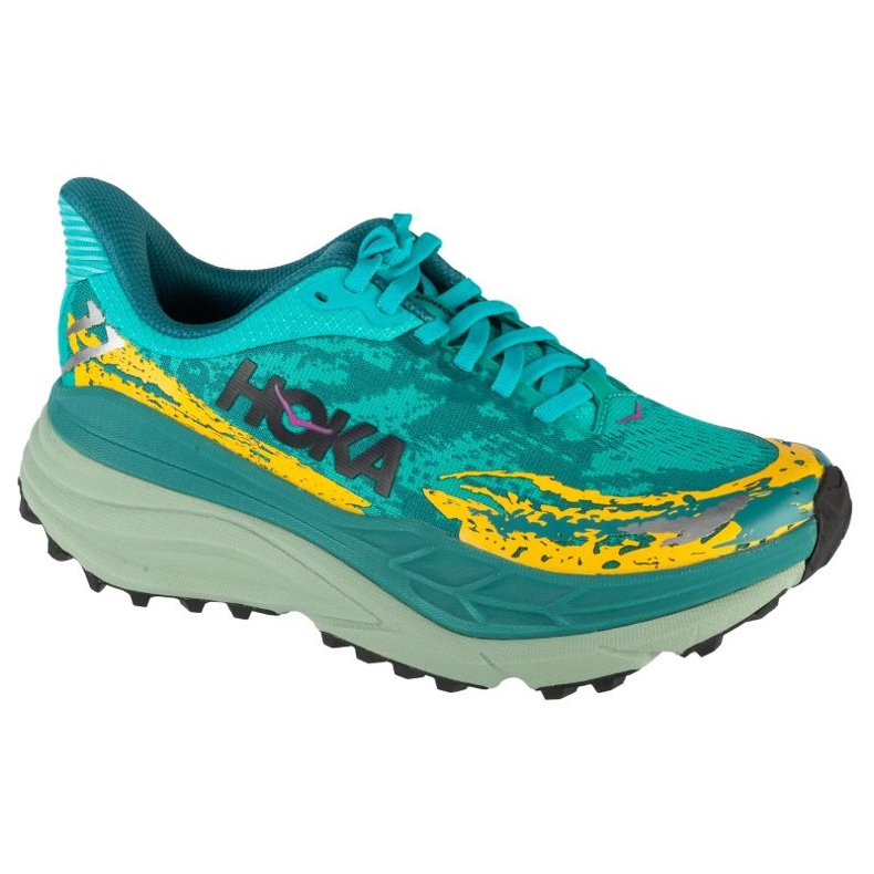 Hoka Stinson 7 1141531-Cec green shoes