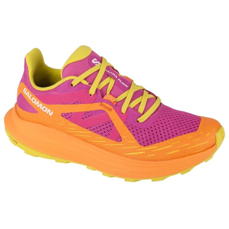 Salomon Ultra Flow 475250 running shoes pink/orange Salomon Ultra Flow 475250 running shoes pink/orange