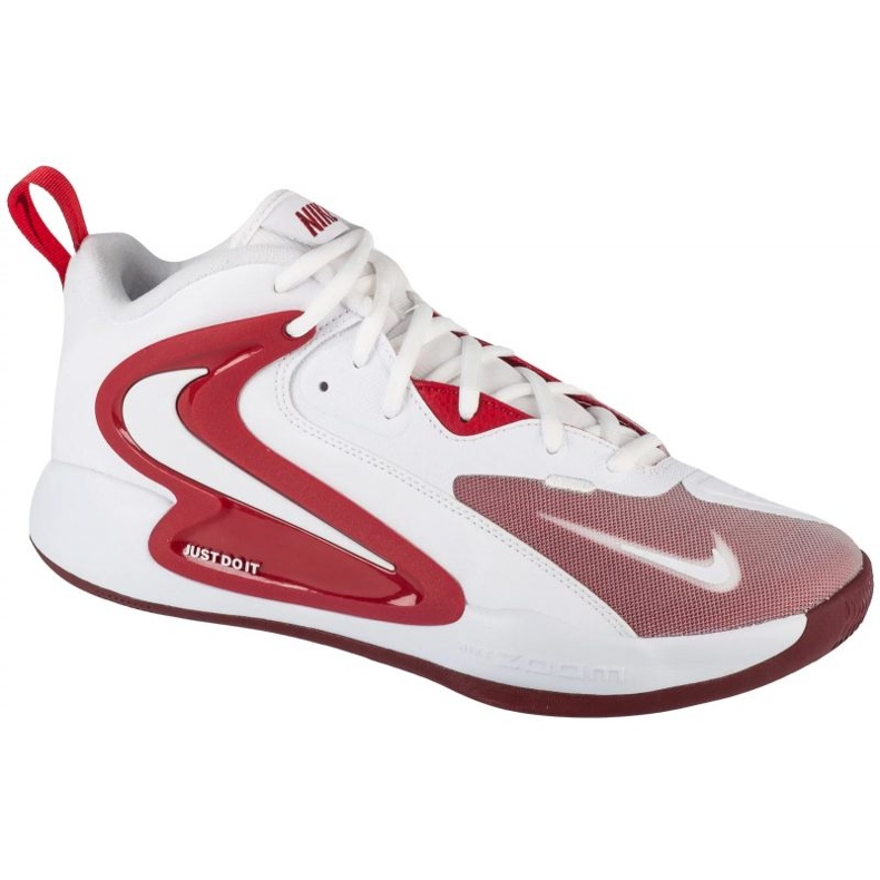 Nike Hyperset 2 FQ7070-106 volleyball shoes white/red