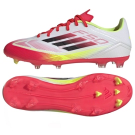 Adidas F50 League FG/MG IE1289 shoes white Adidas F50 League FG/MG IE1289 shoes white