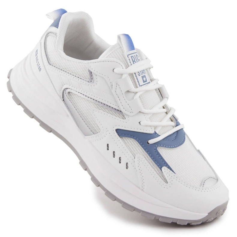 White Big Star NN274A094 platform sports shoes