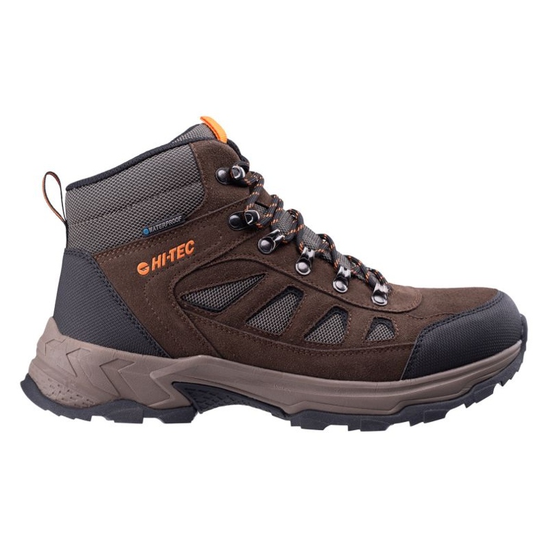 Hi-Tec Herry Mid 92800622331 shoes with bronze membrane brown