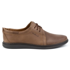Men's casual leather shoes 2131 POLBUT brown Men's casual leather shoes 2131 POLBUT brown
