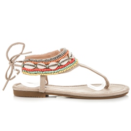 Vices Tied ethno sandals brown Vices Tied ethno sandals brown