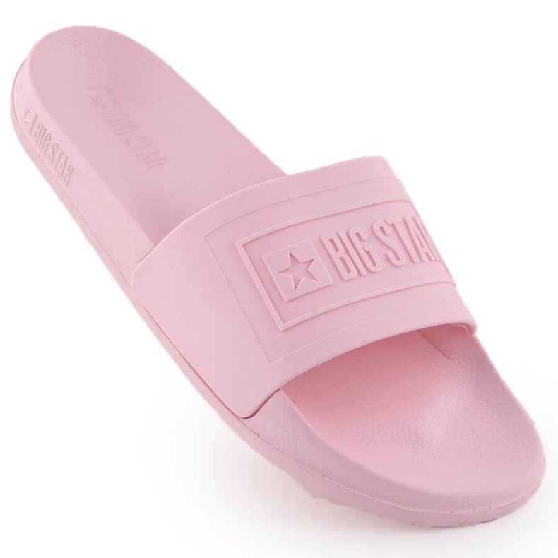 Women's flip flops for the Big Star Oo274036 pink pool