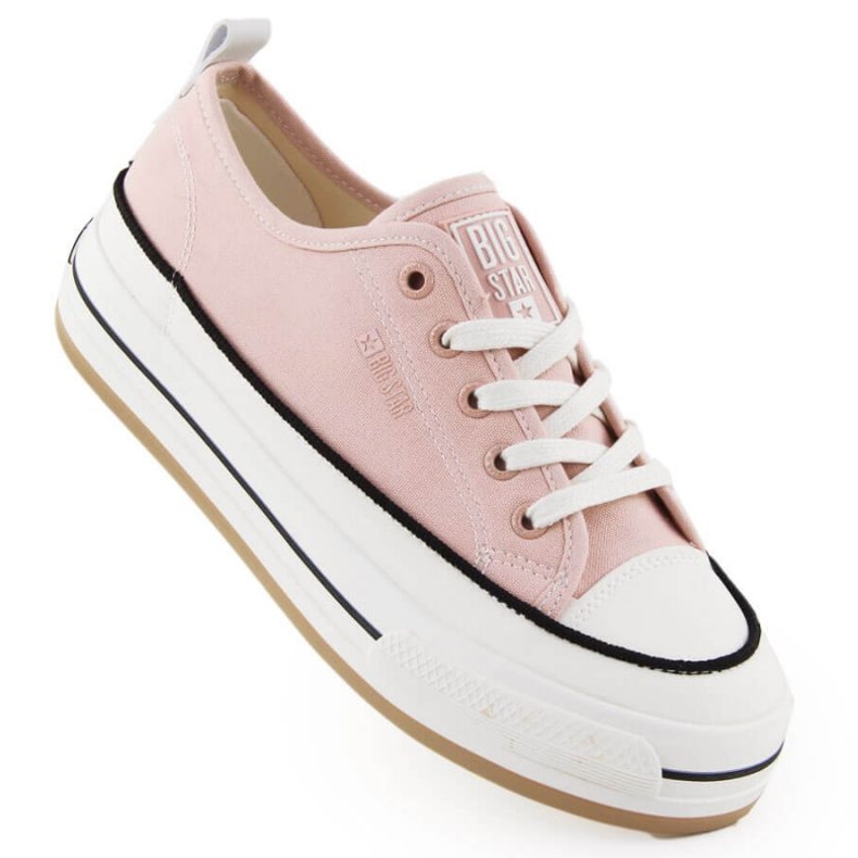 Sneakers on Pink Big Star NN274207 Pink Sneakers on Pink Big Star NN274207 Pink