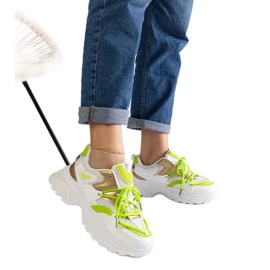 White sports sneakers