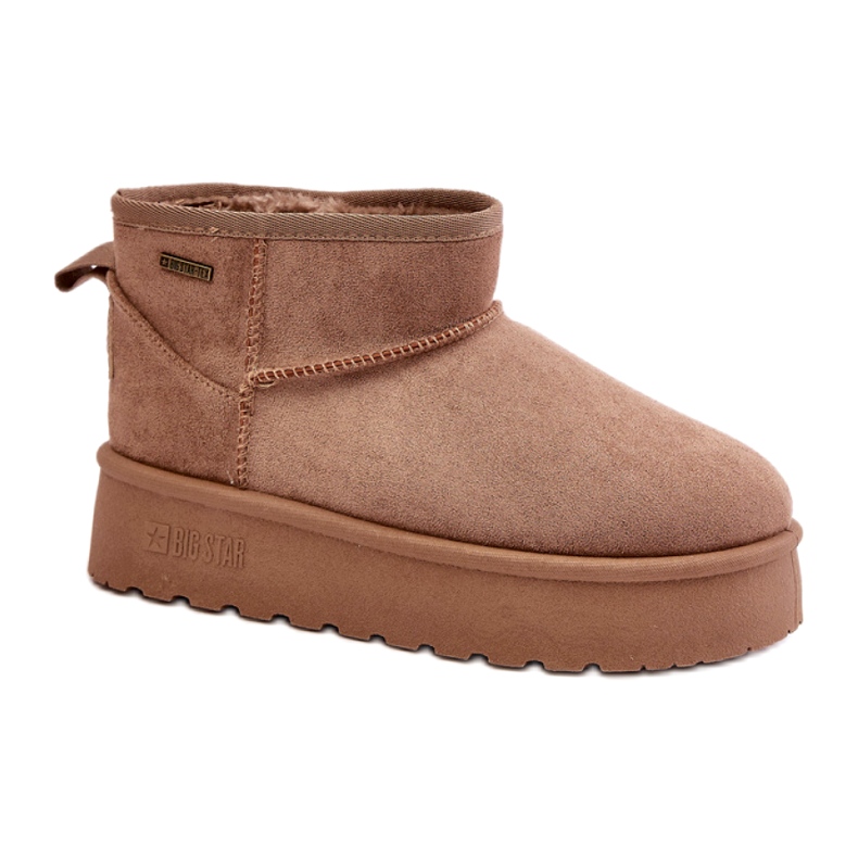 Low Platform Snow Boots Big Star OO274A100 Beige
