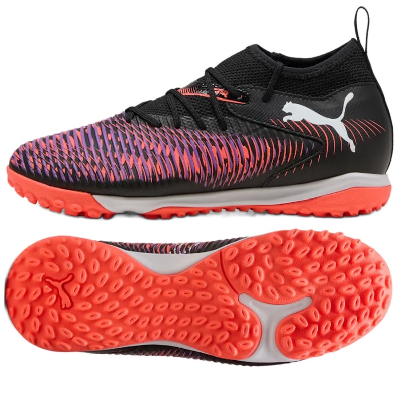 Puma Future 8 Match TT + MID 108386-01 football shoes black Puma Future 8 Match TT + MID 108386-01 football shoes black