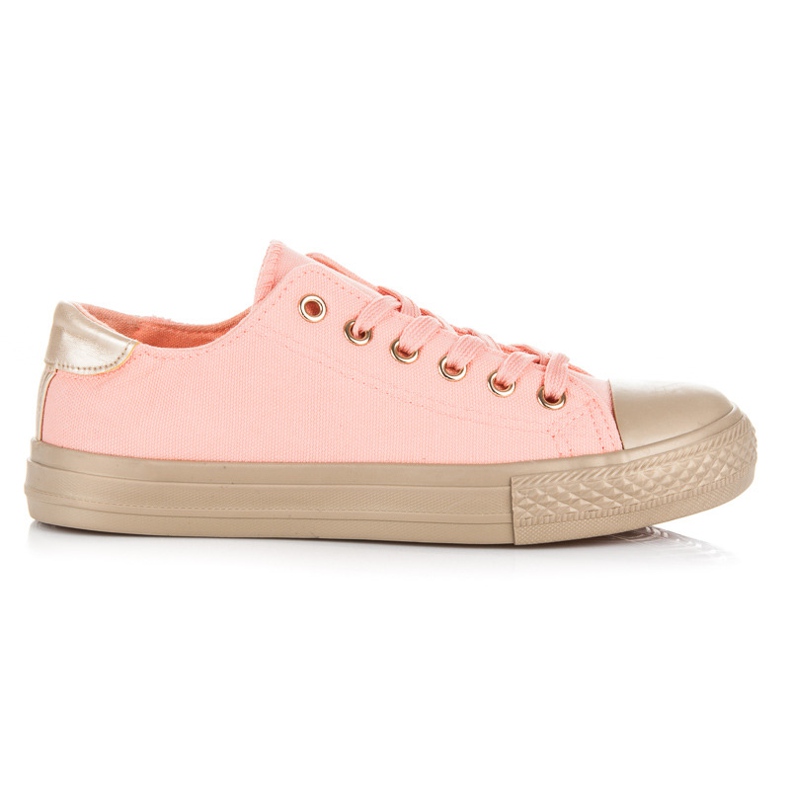 Pink sneakers