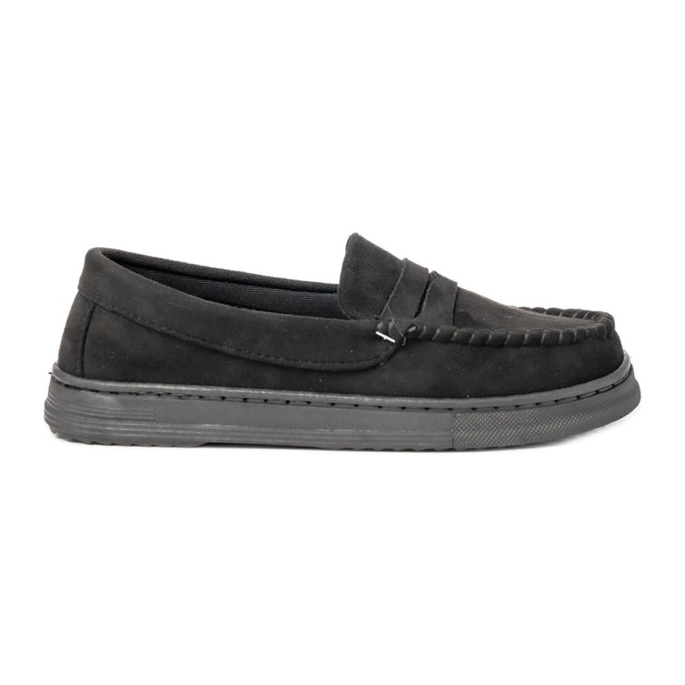 Women's black suede loafers Women's black suede loafers