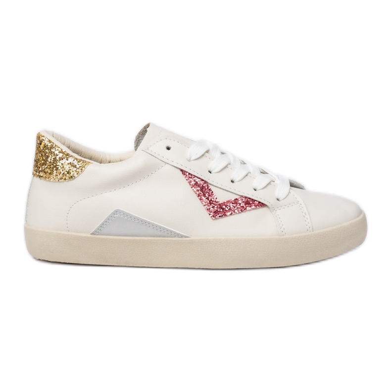 Women's sneakers brocade peachpuff inserts white Women's sneakers brocade peachpuff inserts white
