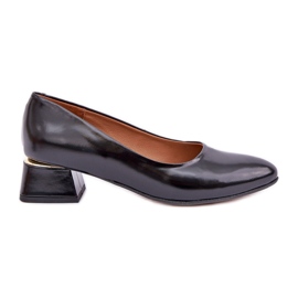 Lewski Shoes Leather pumps Lewski 3118 with gloss black