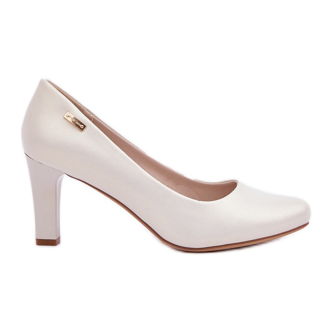Women's pumps Sergio Leone Pearl beige Women's pumps Sergio Leone Pearl beige