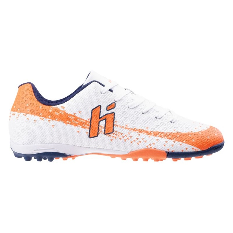 Huari Turfy Recoleti TF white-orange football shoes