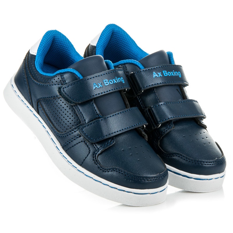 Ax Boxing Navy blue boys sneakers