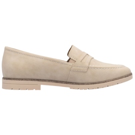 Lords Lords Lords Rieker 45300-62 leather loafers beige
