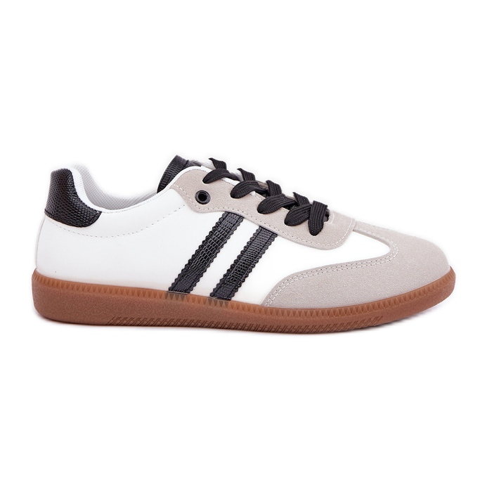 Low white and white women's sneakers sneakers