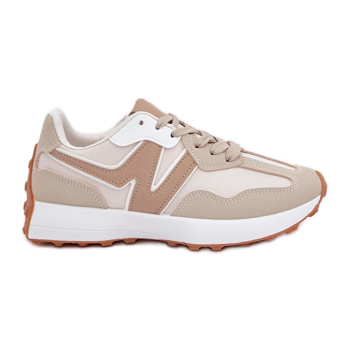 Beige Women's Sneakers Sports Shoes