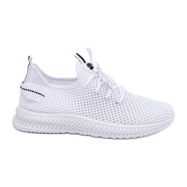 Women's in -handed mesh sports shoes white